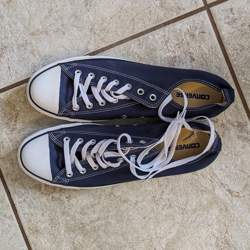 Navy Blue Converse 14 men's